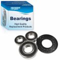 Hqrp Bearing And Seal Kit Compatible With Whirlpool Wfw9600tw00 Wfw9600tw01 Wfw9600tw02 Wfw9600tz00 Wfw9700va00 Wfw9700vw00