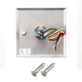 Uxcell Door Release Button Push To Exit Resettable No Nc Com Switch Panel With Led Indicator For Access Control 86mmx86mm 12v