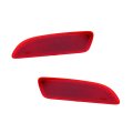 Rear Bumper Reflectors For Toyota Corolla Cross 2022 2023 2024 Driver And Passenger Side Pair Capa Replaces To1185122 