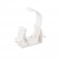 Uxcell 20mm Dia Pipe Clamps Clips Ppr Water Hose Fittings Tube Holder With Lock For Supply White 8 Pcs