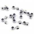 280pcs M3 Stainless Steel Ss304 Hex Socket Button Head Screws Locknuts Assortment Kit With Storage Box