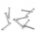 280pcs M3 Stainless Steel Ss304 Hex Socket Button Head Screws Locknuts Assortment Kit With Storage Box