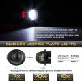 Vipmotoz Red Oled Neon Tube Pure White Led License Plate Light Tag Lamp Assembly Replacement For Ford F150 F250 F350 Super Duty