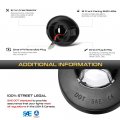 Vipmotoz Red Oled Neon Tube Pure White Led License Plate Light Tag Lamp Assembly Replacement For Ford F150 F250 F350 Super Duty