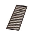 Rectangle Vent Grommet 3-3 4 X 12-1 8 Color Black 