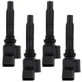 Ocpty Set Of 4 Ignition Coils Pack Compatible Oe Uf718 Fit For Audi A3 Sportback E-tron 16-18