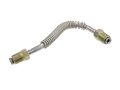 1956-1962 Corvette Brake Line Left Front With Spiral Armor Tinned Bundy Weld Steel Tubing Part Number 