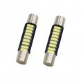 Ruiandsion 2pcs 28mm 29mm Festoon Led Bulbs Dc 12v 4014 9smd Chipsets 6000k For Auto Interior Dome Map Light Lamp Sun Visor 