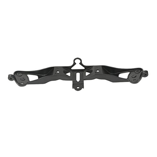 Headlight Cowling Upper Fairing Stay Bracket For Kawasaki Zx636 Zx6 Zx6r 2005 2006 2007 2008 Black Aluminum Front