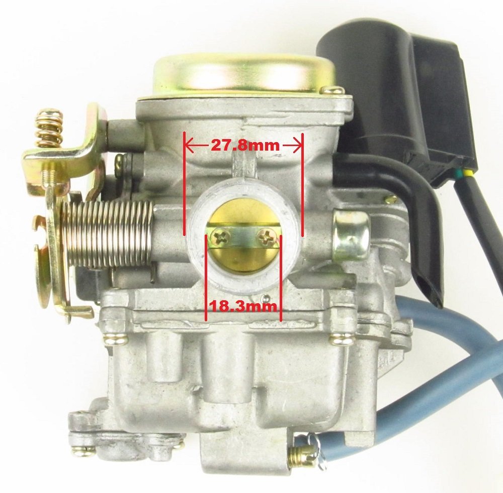 Fixrightpro Carburetor Pd18 50-90cc Scooter Metal Top