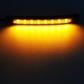 Universal Flexible Led Turn Signal Tail Brake License Plate Light 2 Pack For Motorcycle Bike Atv Car Rv Suv Amber White 4 6 In 