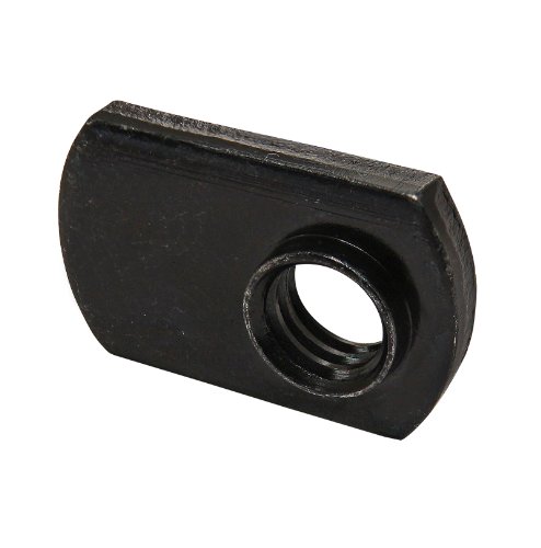 15 Series 5 16-18 Offset Threaded Slide In Economy Nut Steel T Slot Accessories For Aluminum Extrusion Hardware 25 Pack Black