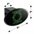 Green Lantern Icons Logo Oval Tow Trailer Hitch Cover Plug Insert