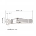 Uxcell Spring Loaded Toggle Latches 72mm Length Iron Hasps Clamps For Case Box Trunk Catches Pack Of 4