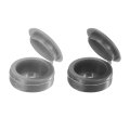 100pcs Screw Cover Caps 4mm Plastic Hinged Fold Snap Covers For Covering Head Dark Grey And 