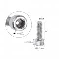 Uxcell 10-24x5 8 Hex Socket Head Cap Screw Bolts 304 Stainless Steel Polished 50pcs