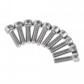 Uxcell 10-24x5 8 Hex Socket Head Cap Screw Bolts 304 Stainless Steel Polished 50pcs