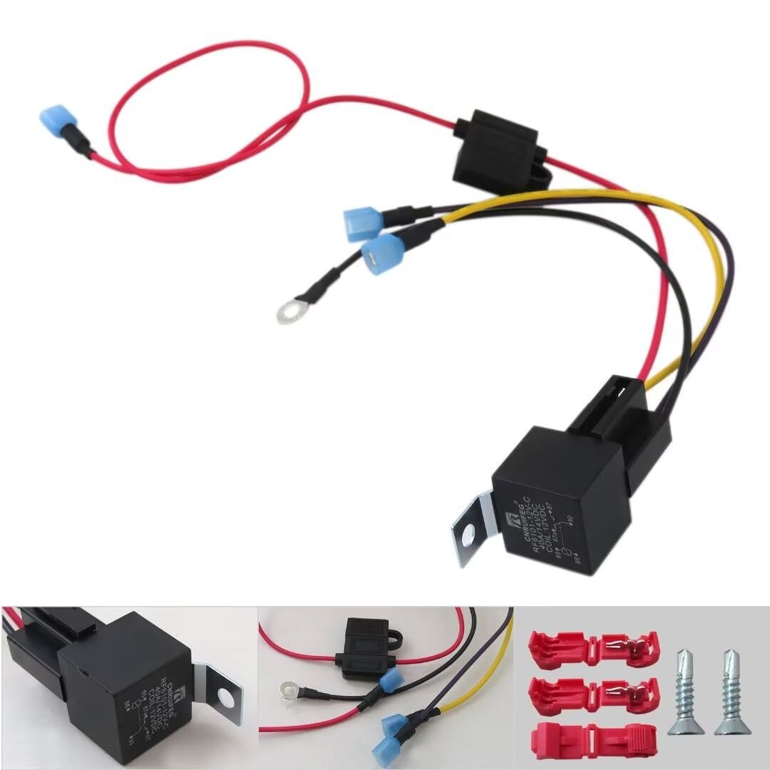 Version 4 Head Light High Beam Conversion Kit For 1999-2003 Works On Trucks With Or Without Fog Lights By Blue Elf