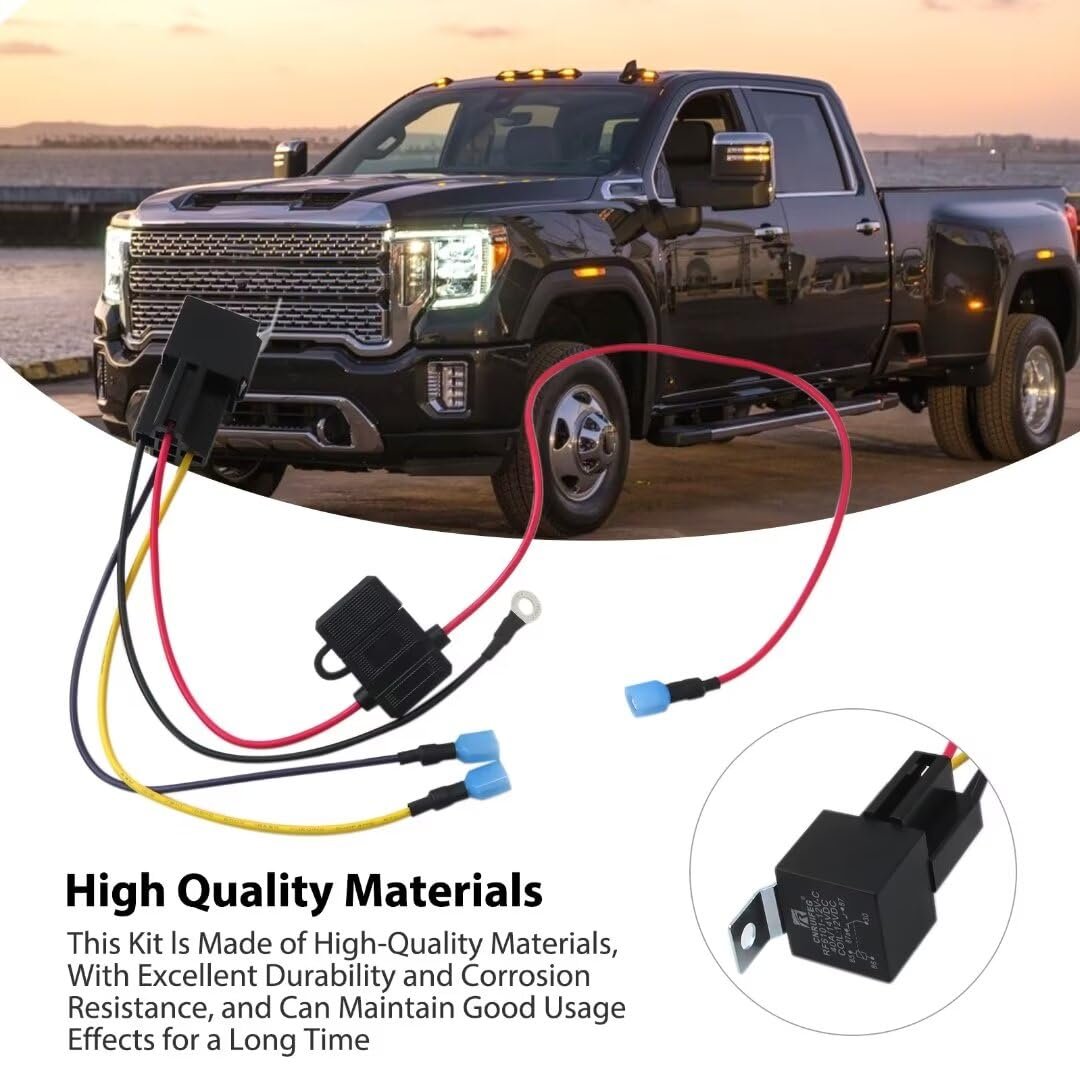 Version 4 Head Light High Beam Conversion Kit For 1999-2003 Works On Trucks With Or Without Fog Lights By Blue Elf