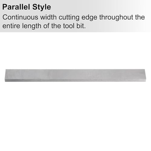 Lathe Tool Bit 6mm X 20mm 200mm Square Turning Blanks Hss High Speed Steel Rectangular Fly Cutter Mill Blank 2pcs