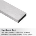 Lathe Tool Bit 6mm X 20mm 200mm Square Turning Blanks Hss High Speed Steel Rectangular Fly Cutter Mill Blank 2pcs