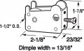Prime-line D 1722 1-1 2 In Steel Sliding Door Tandem Roller Assembly For Rolleze Glass Doors Single Pack