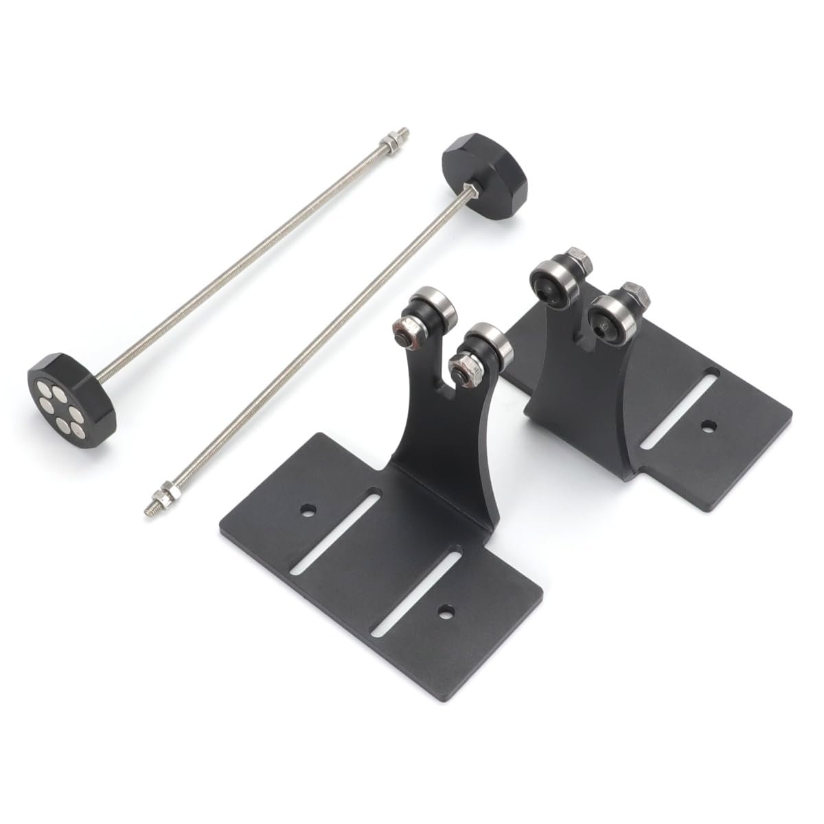 Motorcycle Moped Crank Crankshaft Truing Stand Runout Measurement Tool With 1 4 Steel Roller Bearing Posts Magnetic Mounts For