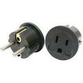 Vct Electronics Vp11b Grounded Europe Adapter Usa to Heavy Duty Adaptor Plug German Schuko 