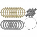 Caltric Clutch Friction Steel Plates With Springs O-ring Kit Compatible Yamaha Yz450f 2014-2017