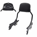 2018-up Black Holdfast Sissy Bar Backrest Upright Standard For Flde Flhc Flhcs Flsl Fxbb P N Tghd-sbb049s-bk 