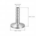 Uxcell 304 Stainless Steel Kf10 Flange To 8mm Rubber Hose Barb Adapter For Vacuum