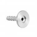 Uxcell 304 Stainless Steel Kf10 Flange To 8mm Rubber Hose Barb Adapter For Vacuum