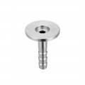 Uxcell 304 Stainless Steel Kf10 Flange To 8mm Rubber Hose Barb Adapter For Vacuum
