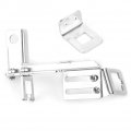 Throttle Cable Mount 2pcs Bracket Kickdown Chrome Fits For Chevy Sbc Bbc Holley 