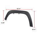 G-plus Fender Flares Front Driver Side Compatible With Toyota Tacoma 2016 2017 2018 2019 2020 2021 Moulding Trim Wheel Opening