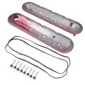 Geluoxi Aluminum Valve Cover Left Right Red With Gasket Replacement For Chevy Avalanche Tahoe Camaro Hummer H2 H3 Buick Rainier 