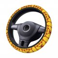 Scotland Scottish Rampant Lion Car Steering Wheel Cover Women Men Elastic Stretch Thicken Universal 15 Inch