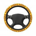Scotland Scottish Rampant Lion Car Steering Wheel Cover Women Men Elastic Stretch Thicken Universal 15 Inch