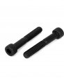 Uxcell M8x50mm Hex Bolt Socket Head Cap Machine Screws Black 50pcs