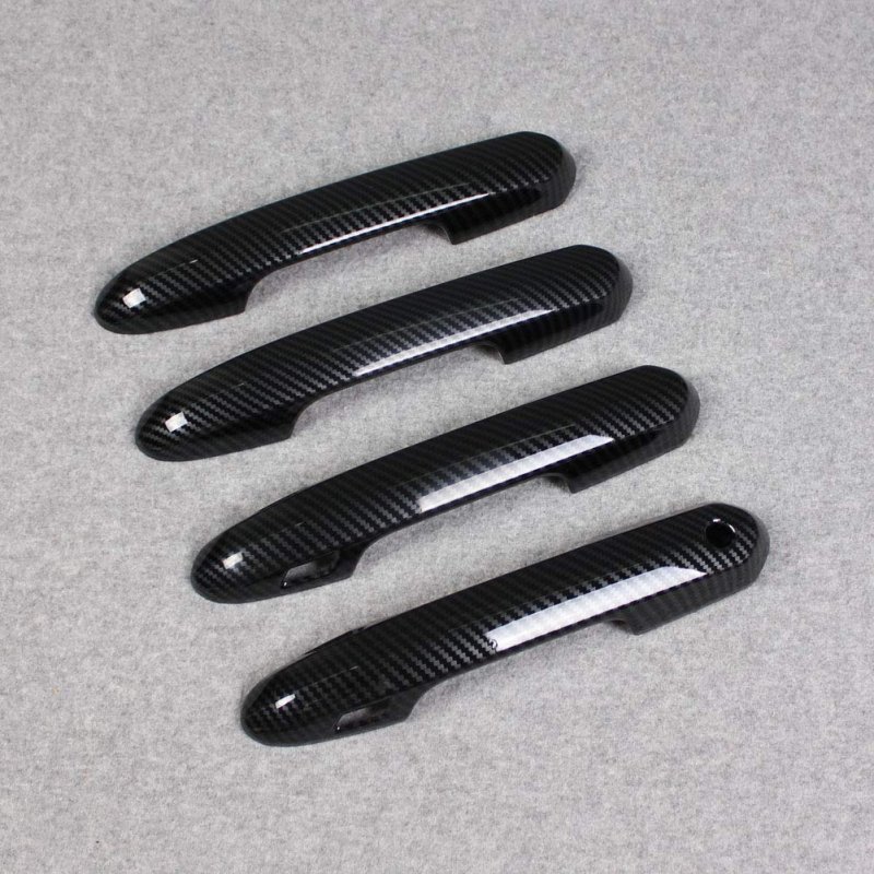 Beautost Fit For Toyota Highlander Door Handle Cover Trims Abs Carbon