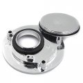 Chrome Keyless Twist Off Fuel Tank Gas Cap For Yzf R6 All Years Aircraft Grade 6061 T6 Aluminum Alloy Racing