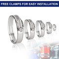 Silicone Radiator Hose Kit With Clamps For Jeep Wrangler Yj Tj 2 4 2l 1987 2006 White High Temperature Resistant Nylon Tubing