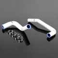 Silicone Radiator Hose Kit With Clamps For Jeep Wrangler Yj Tj 2 4 2l 1987 2006 White High Temperature Resistant Nylon Tubing
