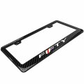 Ipick Image Black Real 3k Carbon Fiber Finish Abs Plastic License Plate Frame For Chevrolet Camaro 50 Years 2017 In 3d