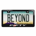 Ipick Image Black Real 3k Carbon Fiber Finish Abs Plastic License Plate Frame For Chevrolet Camaro 50 Years 2017 In 3d