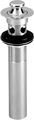 Snsdirect Original Lift Turn Lavatory Drain With Overflow Holes Not Exposed In Satin Nickel Order Only From Seller To Assure 