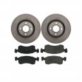 A-partrix 4x Front Replacement Brake Kit Rotors Metallic Pads Fits Plymouth Caravelle 1985-1987 Reliant 1983-1987 Chrysler 
