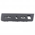 Motoku Black Front Left Driver Side Seat Cover Panel Trim Switch Housing Bezel For Ford F-250 2009-2014