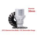 Ydrown 30mm Mini Engraving Diamond Saw Blade With Removabie Flange 5 8-11 Cutting Disc Carving Concrete Granite Sandstone 30 Mm