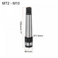 Uxcell Drill Chuck Adapter Mt2 To M10 Taper Shank Sleeve Morse Threaded Arbor For Lathes And Presses